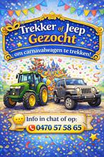 Trekker gezocht voor stoeten, Enlèvement, Comme neuf