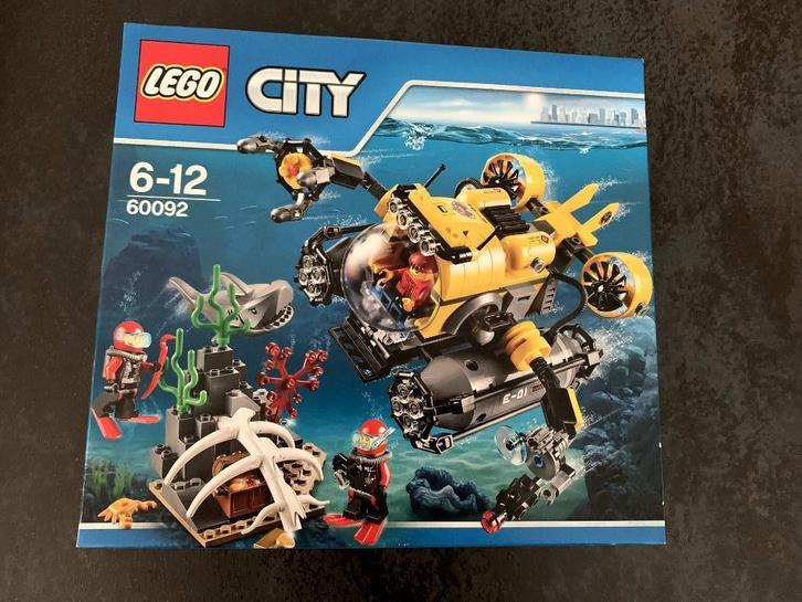LEGO City Diepzee Duikboot, Kinderen en Baby's, Speelgoed | Duplo en Lego, Nieuw, Lego, Complete set, Ophalen of Verzenden