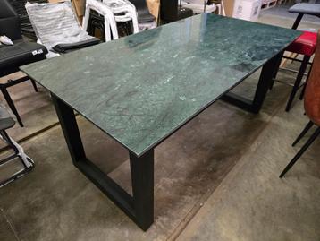 Tafel indian green marmerlook 180x90x77h