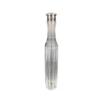 Flacon circa 1900 cristal avec bouchon en argent