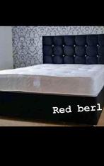 Elegante Bedframe met Knopen – Beschikbaar in Meerdere Maten, Verzenden, Nieuw