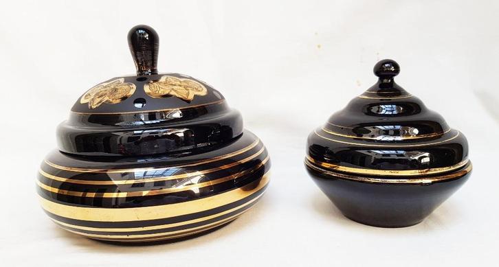 Lot Booms glas Art Deco hyaliet., Antiek en Kunst, Antiek | Glaswerk en Kristal, Ophalen of Verzenden