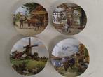 Lot van 4 wandborden Ter Steege Holland 1984, Enlèvement ou Envoi