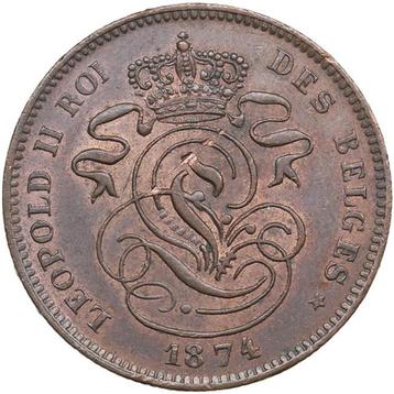 2 Cent 1874 - Léopold II (1865-1909)Belgie