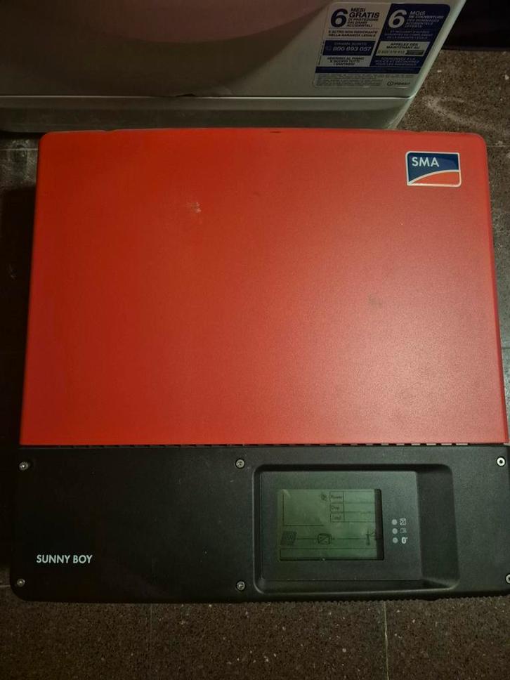 SMA omvormer Sunny boy 3600TL-21 + toebehoren, Doe-het-zelf en Bouw, Zonnepanelen en Toebehoren, Gebruikt, Compleet systeem, Ophalen of Verzenden