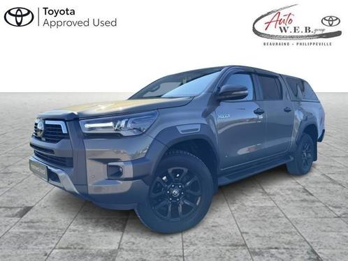 Toyota Hilux 2.8 204hp 6AT Invincible, Auto's, Toyota, Hilux, Lederen bekleding, Metaalkleur, Diesel, Euro 6, 4 deurs, Automaat
