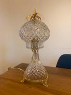 Vintage ,kristallen lamp (h 42 sm.), Ophalen of Verzenden, Zo goed als nieuw