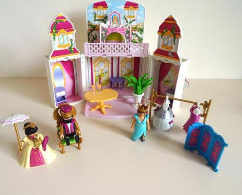 Playmobil meeneemkoffertje: paleis met koning, koningin, enz, Kinderen en Baby's, Speelgoed | Playmobil, Gebruikt, Complete set