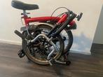 Brompton vouwfiets 5 versnellingen verlengde stuur/zadel., Fietsen en Brommers, Ophalen of Verzenden, Gebruikt, Brompton, Versnellingen