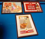 Stella Artois Reclameborden Retro, Ophalen, Zo goed als nieuw, Reclamebord, Plaat of Schild, Stella Artois