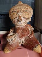 Statuette mexicaine - terre cuite polychromée, Ophalen of Verzenden