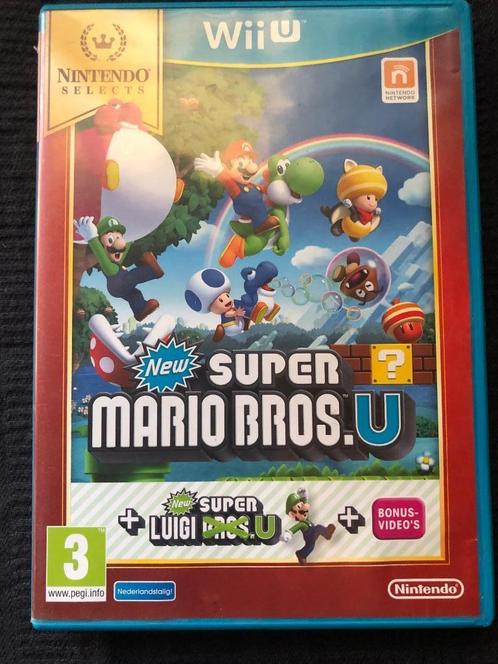 Nintendo Wii U New Mario Bros. U + New Super Luigi U (1), Games en Spelcomputers, Games | Nintendo Wii U, Zo goed als nieuw, Avontuur en Actie