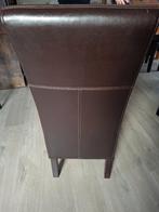Eetkamerstoelen, Ophalen, Gebruikt, Bruin, Leer