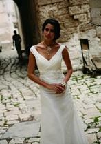stijlvolle trouwkleed/ trouwjurk Linea Raffaelli 38/40, Linea raffaelli, Porté, Enlèvement, Blanc
