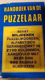 Handboek van De Puzzelaar, Enlèvement ou Envoi, Comme neuf, Livre casse-tête