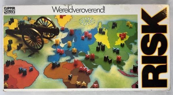 Risk Clipper Bordspel Vintage gezelschapsspel spel wit doos, Hobby en Vrije tijd, Gezelschapsspellen | Bordspellen, Zo goed als nieuw