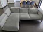 Zetel met longchair, 250 tot 300 cm, Stof, Vierpersoons of meer, Zo goed als nieuw