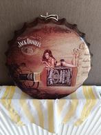 Grote blikken JACK DANIELS kroonkurk om op te hangen, Ophalen of Verzenden