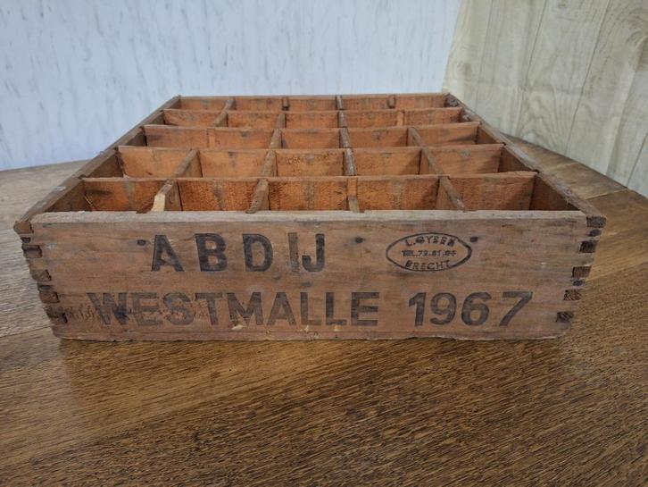 oude bierbak ABDIJ WESTMALLE, 1967, Antiek en Kunst, Curiosa en Brocante, Ophalen of Verzenden