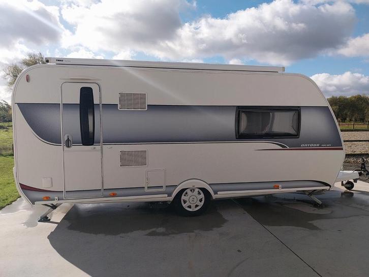 Hobby Ontour 490 SFf, Caravans en Kamperen, Caravans, Bedrijf, Hobby, Mover, Ophalen