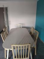 Eetkamerset te koop – VOXLÖV tafel + 6 TONSTAD stoelen, Huis en Inrichting, Tafels | Eettafels, Ophalen, 50 tot 100 cm, Zo goed als nieuw