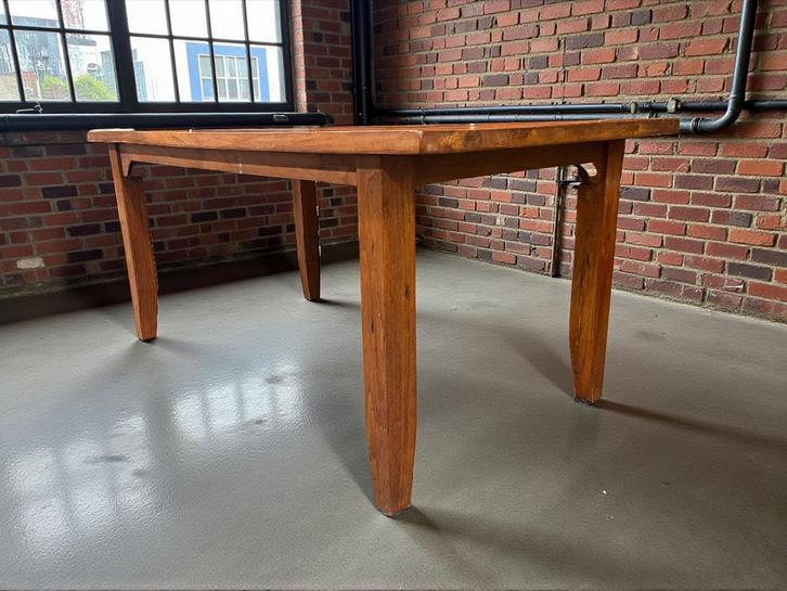vintage houten eettafel, Huis en Inrichting, Tafels | Eettafels, Ophalen of Verzenden