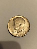 Zilveren 1/2 dollar, Postzegels en Munten, Munten | Amerika, Ophalen of Verzenden, Zilver