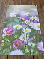 Tuinposter bloemen 60x90cm, Ophalen of Verzenden, Zo goed als nieuw