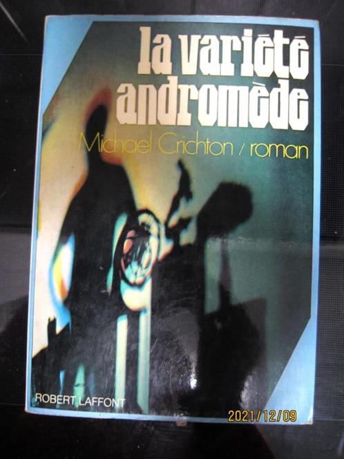 Livre "La variété andromède" de Michael Crichton, Livres, Science-fiction, Utilisé, Envoi