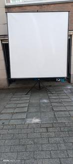 Projectiescherm van 203 cm x 203 cm, Ophalen, Zo goed als nieuw