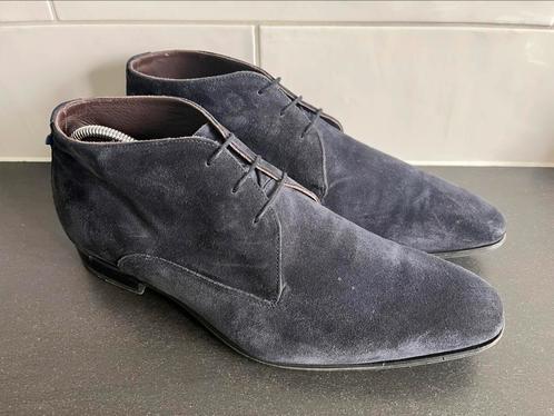 Floris van Bommel herenschoenen maat 9.5 / 43.5, Kleding | Heren, Schoenen, Zo goed als nieuw, Veterschoenen, Blauw, Ophalen of Verzenden