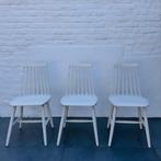 3 chaises suédoises vintage, Ophalen, Gebruikt