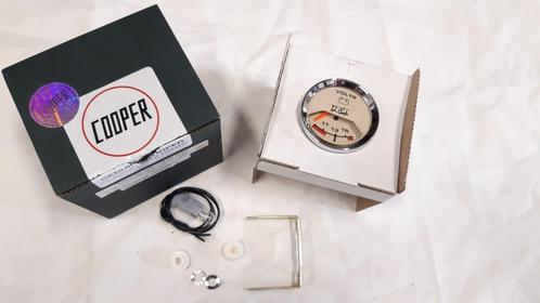 Magnolia Voltmeter John Cooper, 52 mm , Classic Mini, Auto-onderdelen, Dashboard en Schakelaars, Mini, Oldtimer onderdelen, Rover