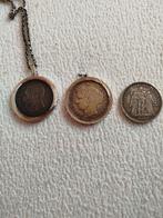 3 munten, Zilver, Ophalen of Verzenden