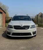 Skoda Octavia Combi RS 2.0 TDI, Autos, Cuir, Achat, Autres couleurs, Noir
