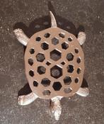 Sous-plat "tortue" en métal argenté, Maison & Meubles, Comme neuf, Enlèvement ou Envoi