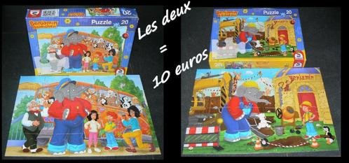 2 puzzles complets benjamin blümchen 2 puzzles complets, Kinderen en Baby's, Speelgoed | Educatief en Creatief, Zo goed als nieuw