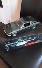 1 18 Greenlight Ford Mustang Bullit Steve Mcqueen, Ophalen of Verzenden, Zo goed als nieuw, Auto, Overige merken