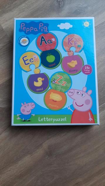 Peppa Pig letterpuzzel beschikbaar voor biedingen