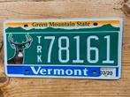 Plaque d'immatriculation américaine  Vermont, Utilisé, Enlèvement ou Envoi, Voitures