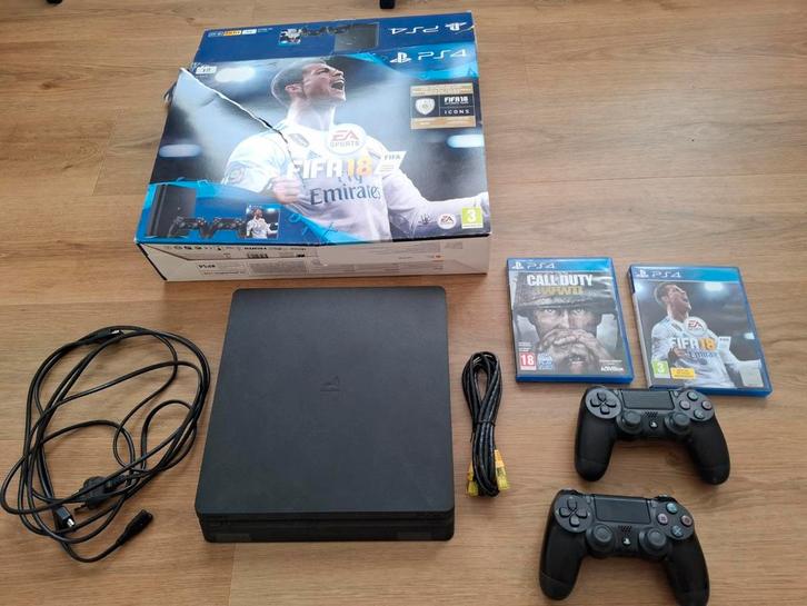 Playstation 4 met 2 games. PRIJS BESPREEKBAAR, Games en Spelcomputers, Spelcomputers | Sony PlayStation 4, 1 TB, Ophalen