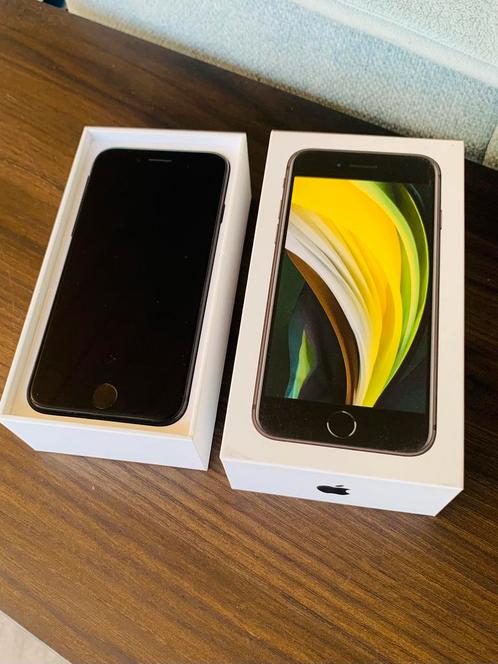 Iphone SE 2020 - 128GB - zwart, Telecommunicatie, Mobiele telefoons | Apple iPhone, Zo goed als nieuw, 128 GB, Zonder abonnement