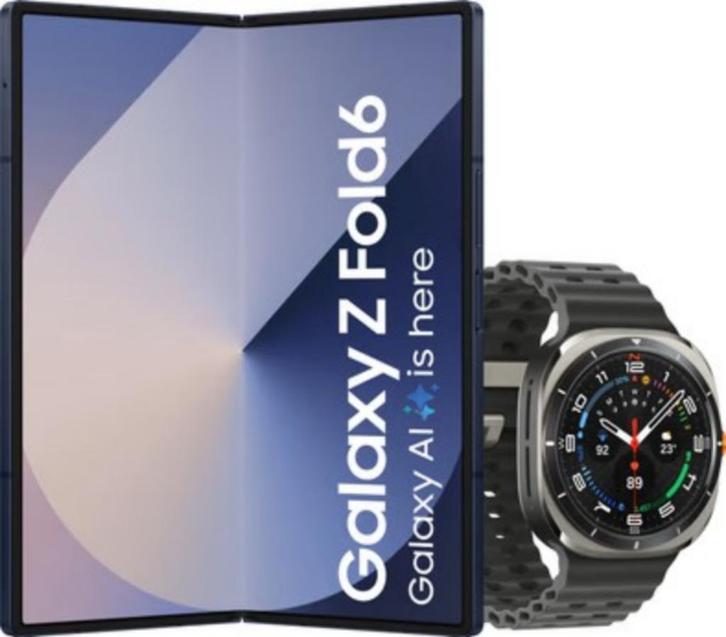 Zfold 6 blauw + Watch Ultra, Telecommunicatie, Mobiele telefoons | Samsung, Zo goed als nieuw, Galaxy Z Fold, 256 GB, Zonder abonnement