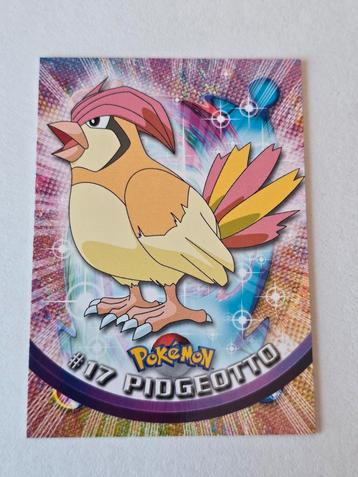 Trading Card Topps Pokémon #17 Roucoups (Pidgeotto) AN, Envoi, Comme neuf, Autres types