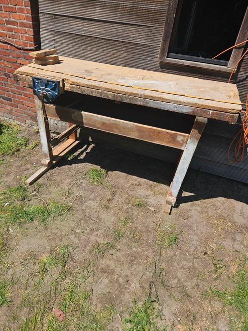 Werktafel gebruikt  voor 50 euro, Doe-het-zelf en Bouw, Werkbanken, Gebruikt, Ophalen