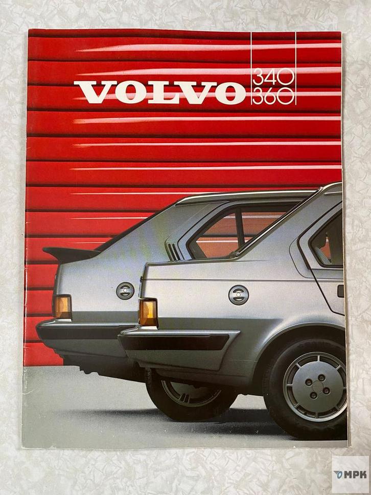 Volvo 340 / 360 Brochure 1986 Nederlands, Boeken, Auto's | Folders en Tijdschriften, Gelezen, Ophalen of Verzenden