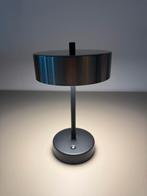 RoundGlow Metalen Oplaadbare Lamp – Warm Wit, Verzenden, Nieuw