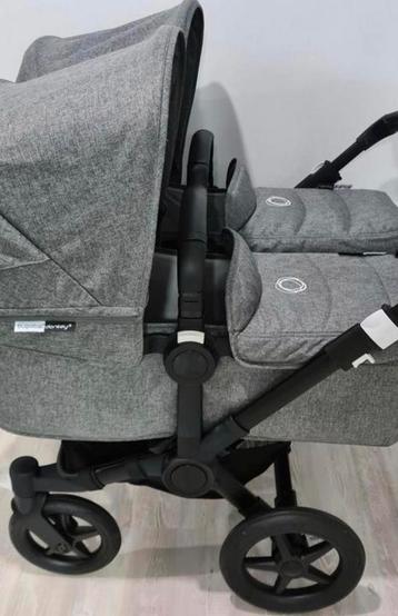 Bugaboo Donkey 3 twin noir de Melange Grey Twin disponible aux enchères