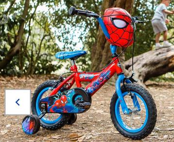 Nieuwe kinderfiets Spider-man 14 inch. disponible aux enchères