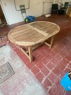 Table de jarfin en teck - VENDUE, Tuin en Terras, Tuintafels, Ophalen, Gebruikt, Ovaal, Teakhout